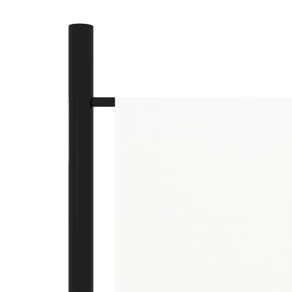 vidaXL 6-tlg. Raumteiler Weiß 300x180 cm