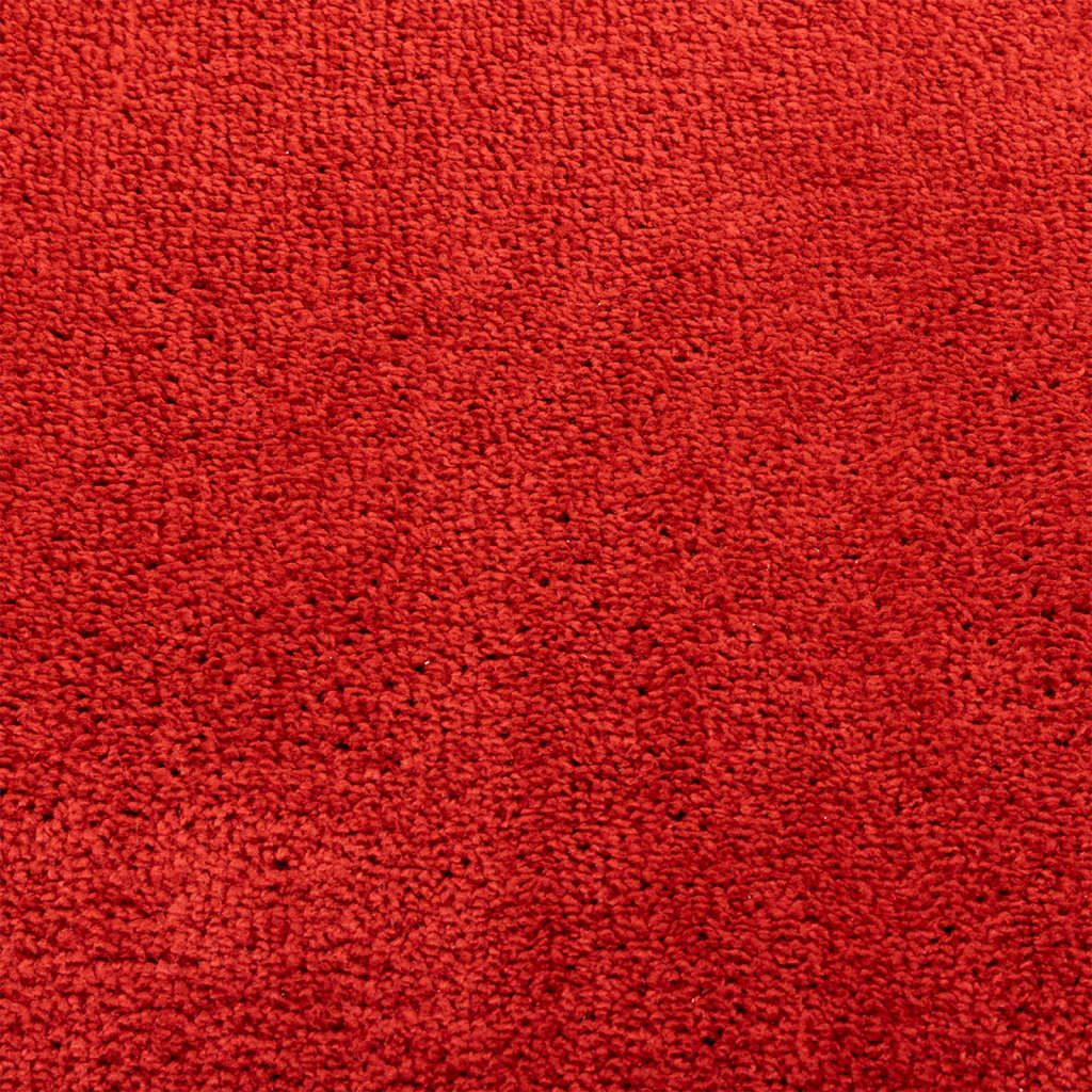 vidaXL Teppich OVIEDO Kurzflor Rot Ø 280 cm