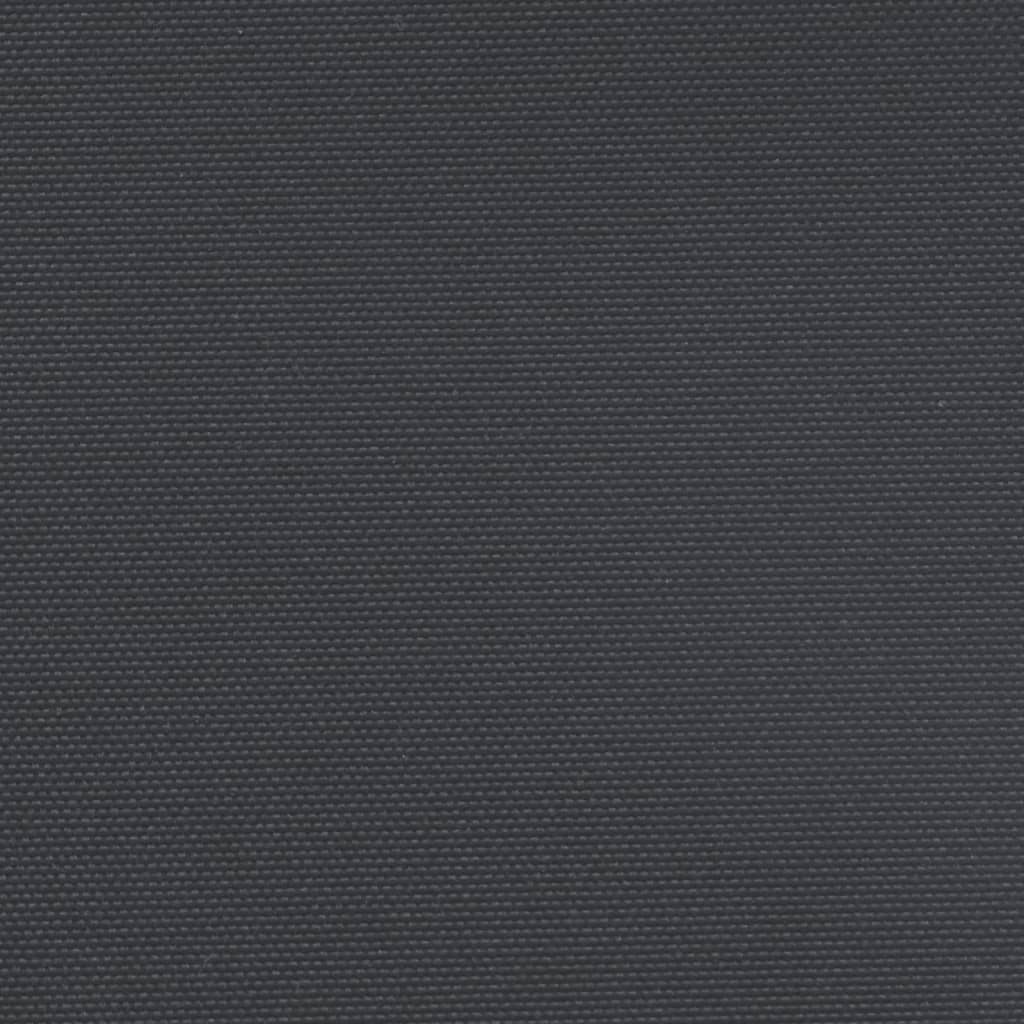 vidaXL Seitenmarkise Ausziehbar Schwarz 180x1000 cm