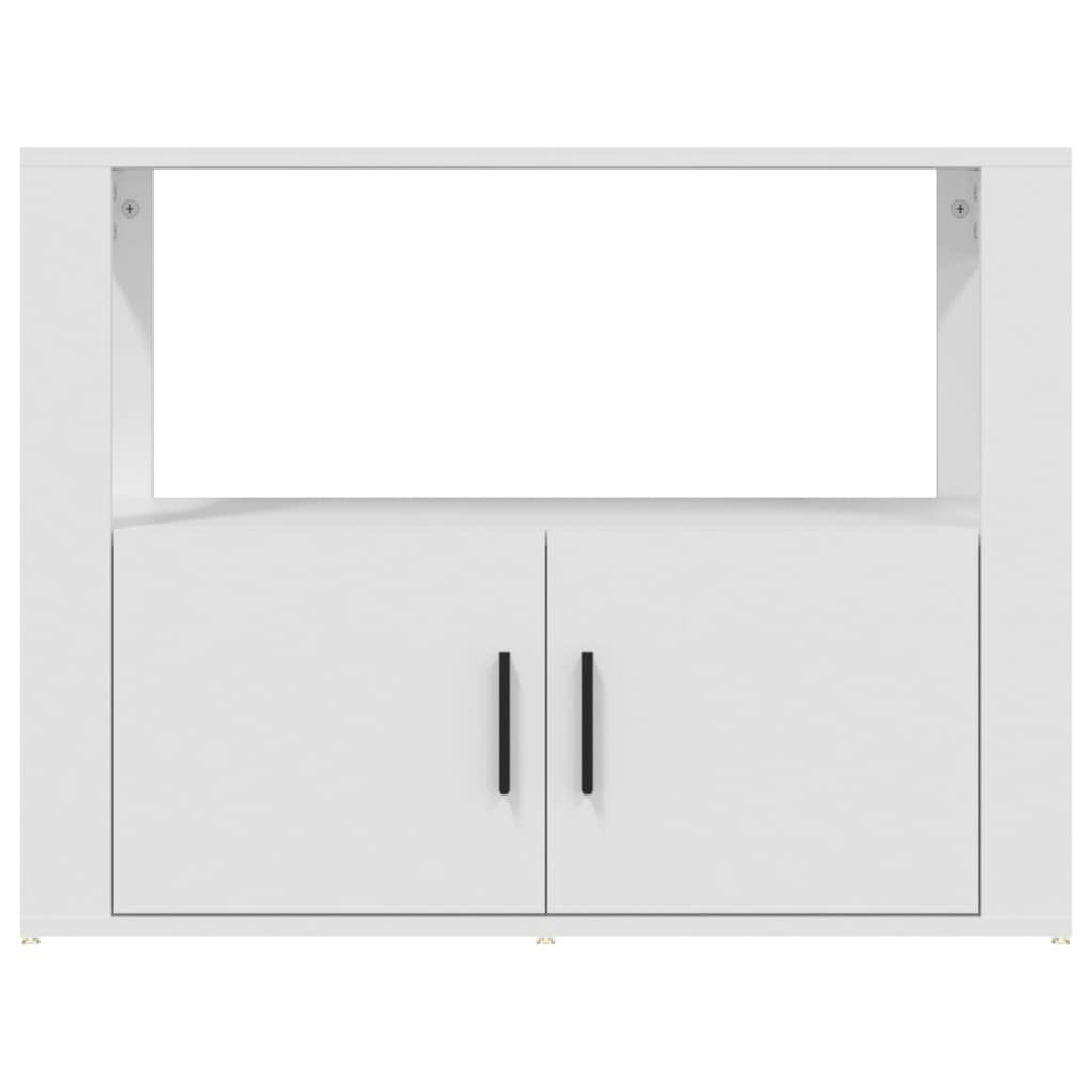 vidaXL Sideboard Weiß 80x30x60 cm Holzwerkstoff