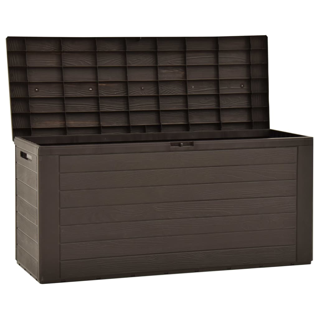 vidaXL Gartentruhe Braun 116x44x55 cm