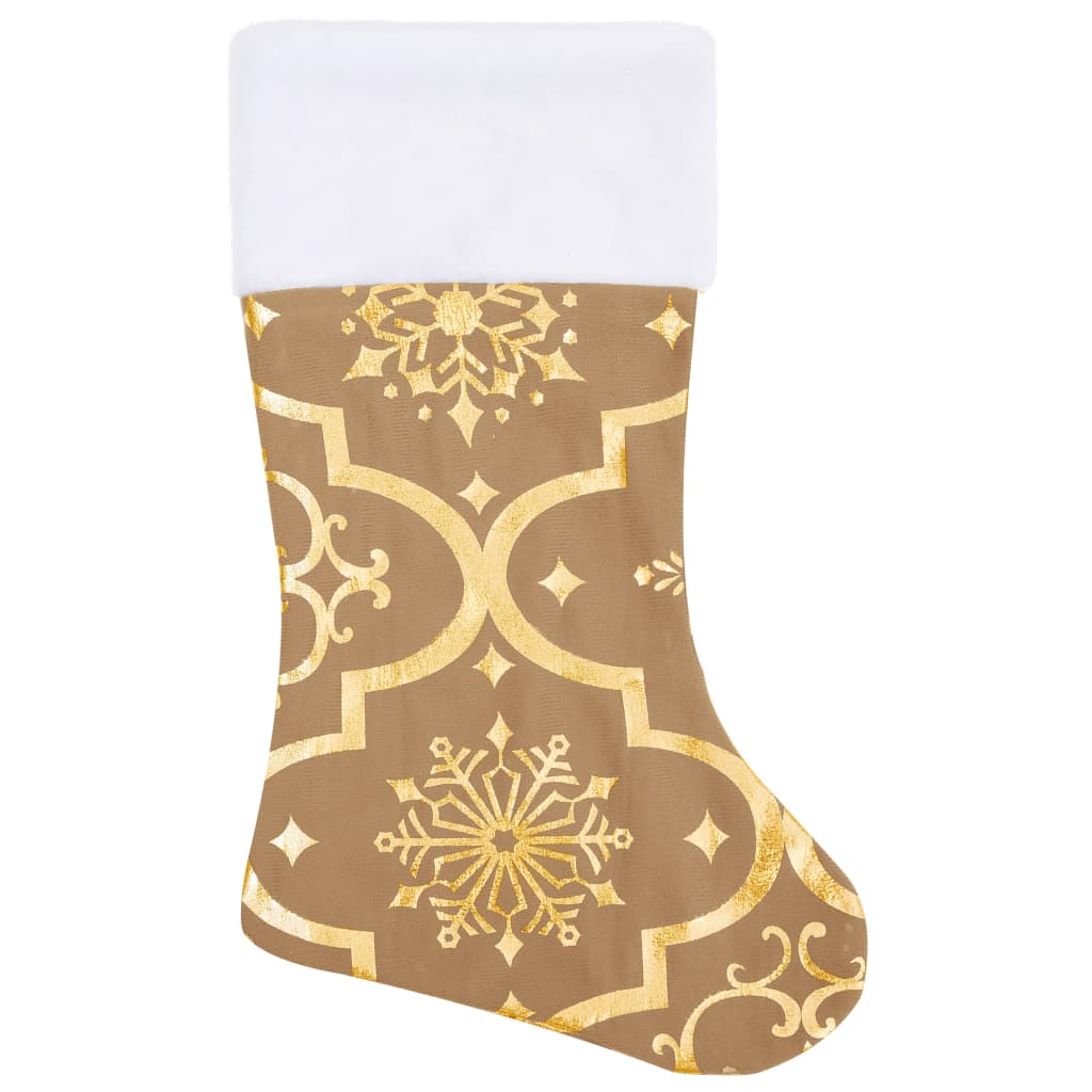 vidaXL Luxus-Weihnachtsbaumdecke mit Socke Gelb 150 cm Stoff