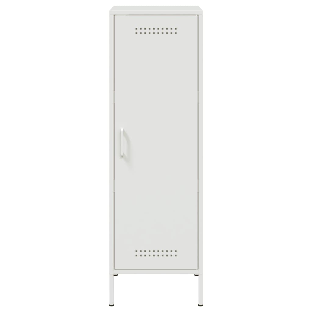 vidaXL Highboard Weiß 36x39x113 cm Stahl