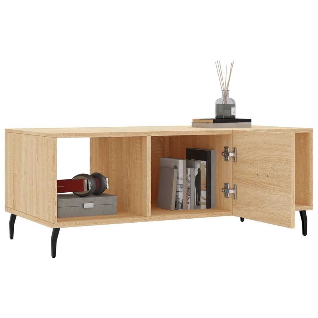 vidaXL Couchtisch Sonoma-Eiche 102x50x40 cm Holzwerkstoff