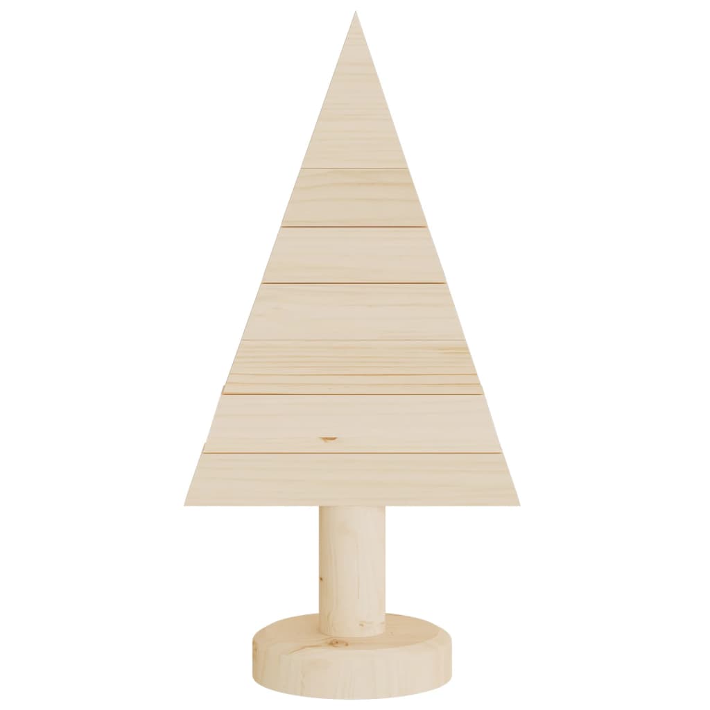 vidaXL Deko-Weihnachtsbäume 2 Stk. Holz 30 cm Massivholz Kiefer