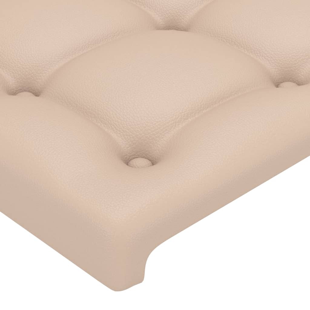 vidaXL Kopfteile 4 Stk. Cappuccino-Braun 80x5x78/88 cm Kunstleder