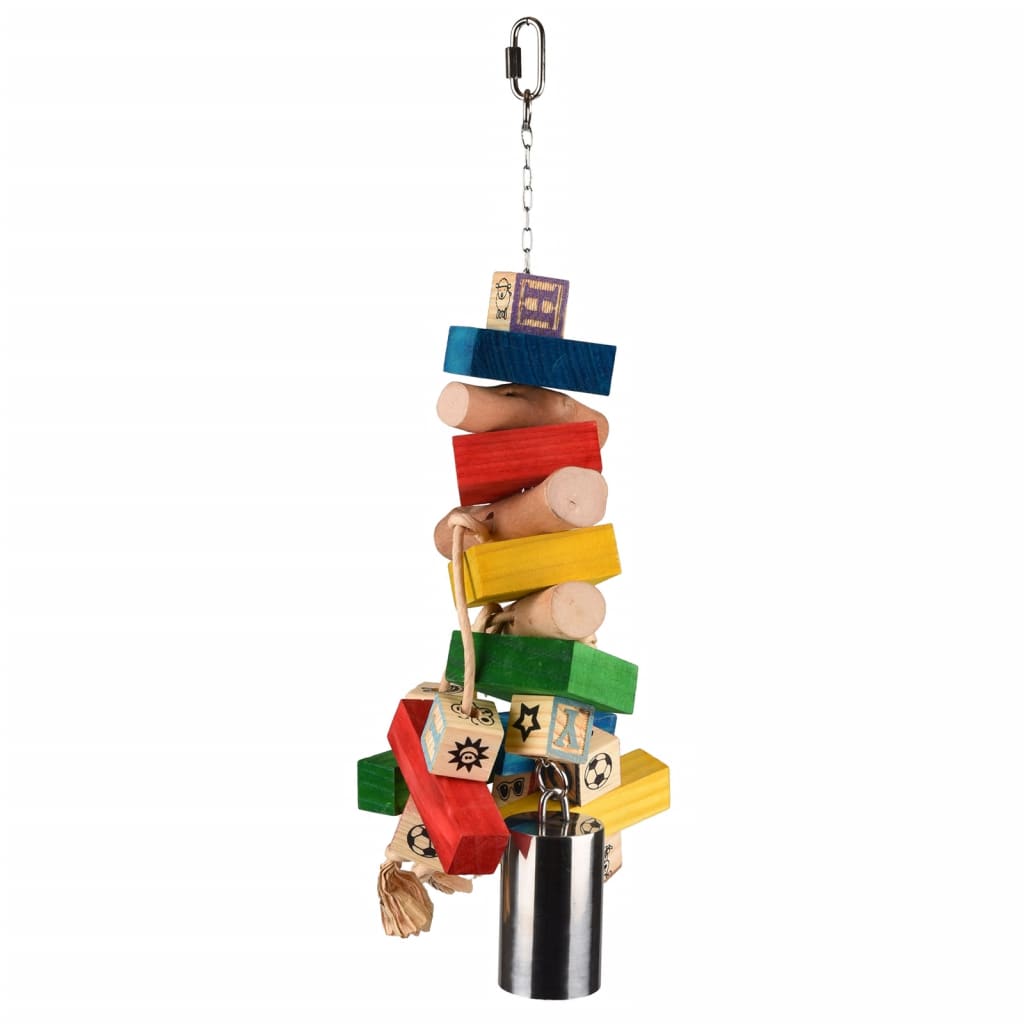 FLAMINGO Vogelspielzeug Rainbow Bell Mehrfarbig 52 cm