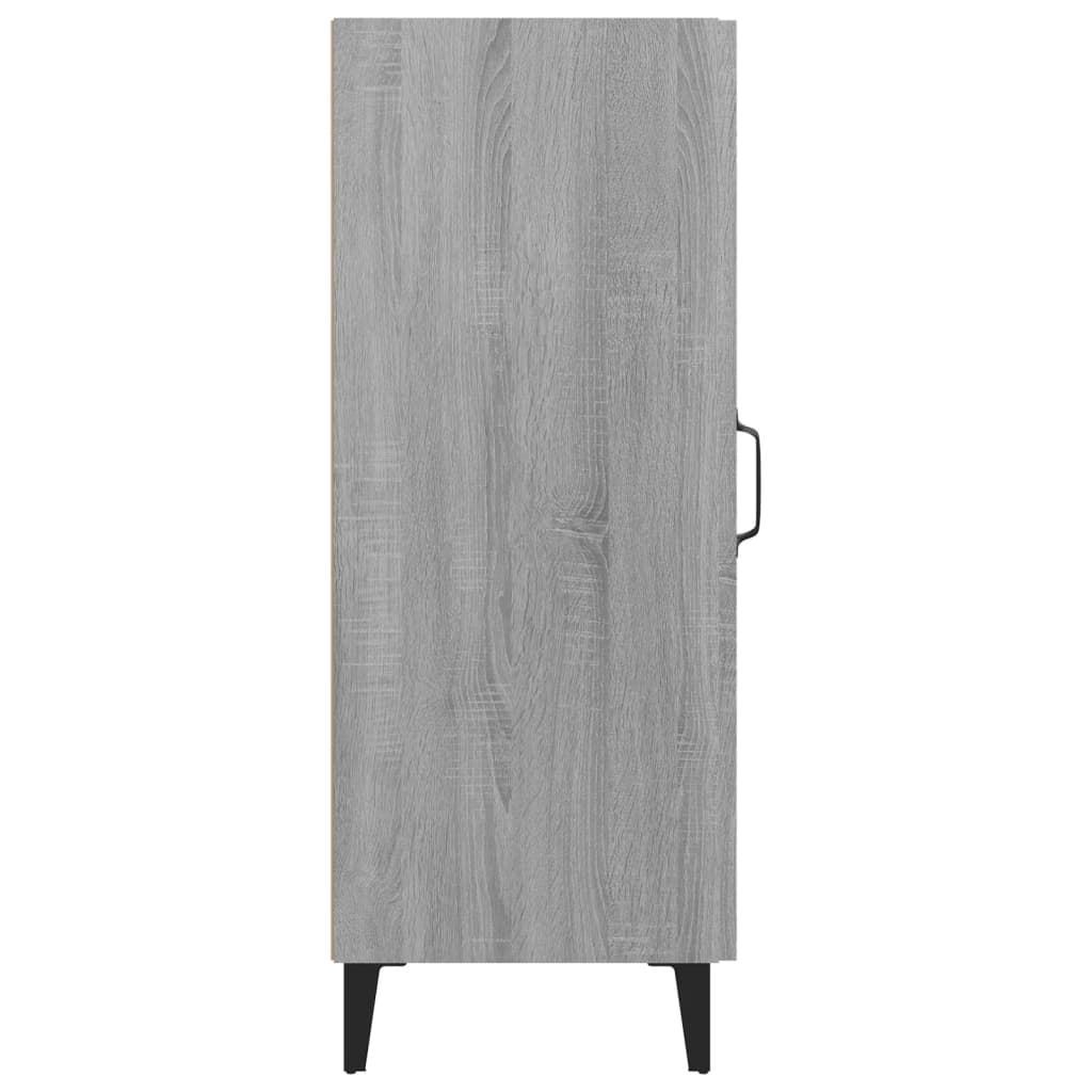 vidaXL Sideboard Grau Sonoma 34,5x34x90 cm Holzwerkstoff