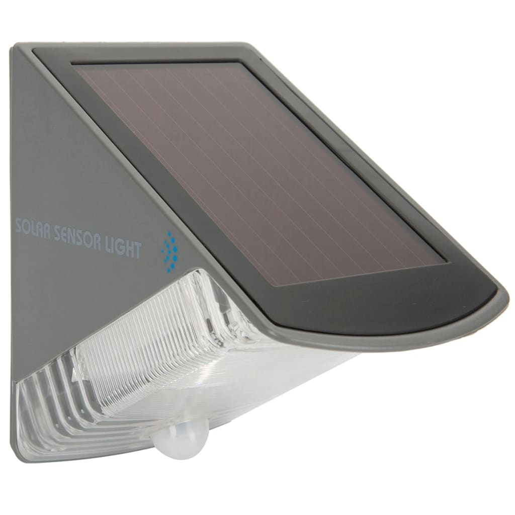 Ranex Solar-Wandleuchte mit PIR-Sensor 0,5 W Schwarz 5000.261