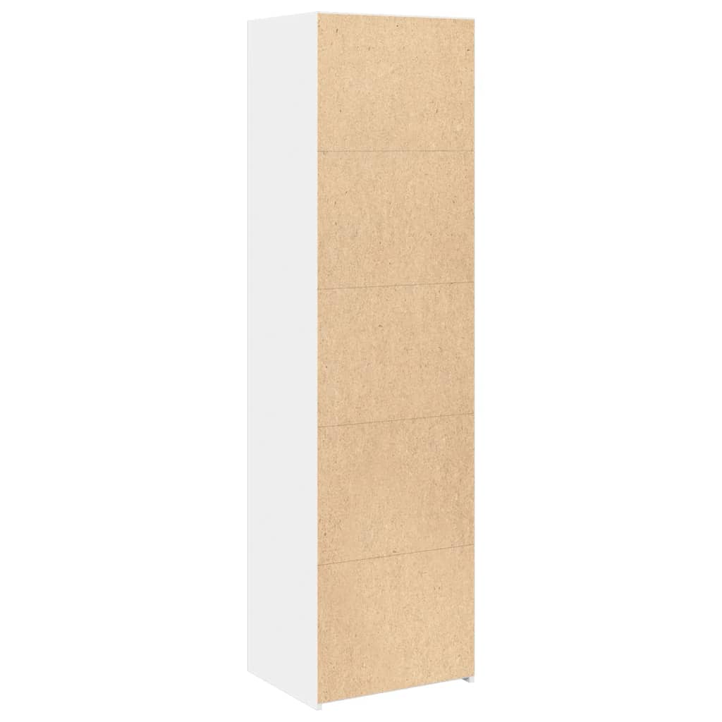 vidaXL Highboard Weiß 50x41x185 cm Holzwerkstoff