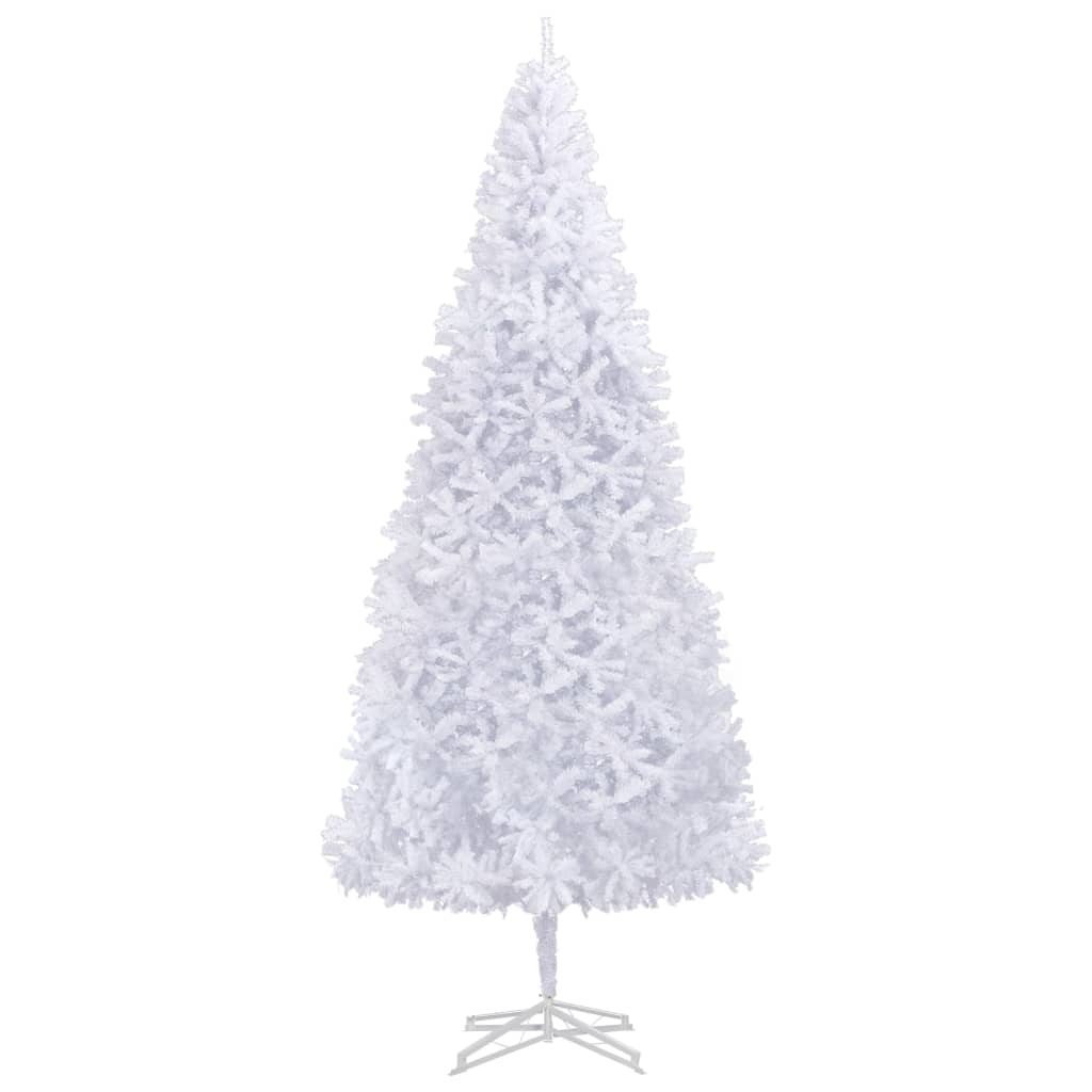 vidaXL Künstlicher Weihnachtsbaum Beleuchtung & Kugeln 500 cm Weiß