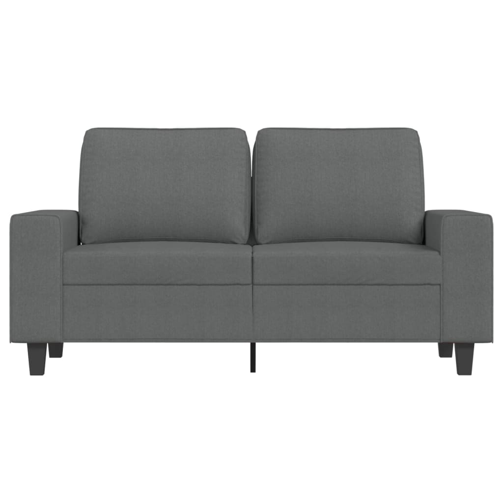 vidaXL 2-Sitzer-Sofa Dunkelgrau 120 cm Stoff