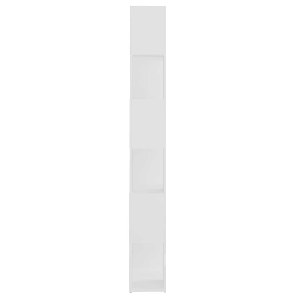 vidaXL Bücherregal Raumteiler Weiß 60x24x186 cm