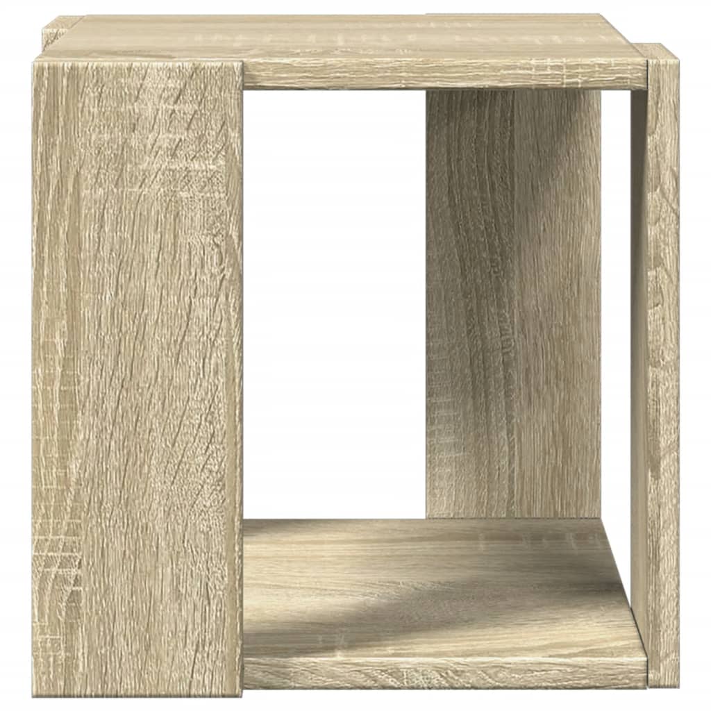 vidaXL Couchtisch Sonoma-Eiche 32x32x30 cm Holzwerkstoff