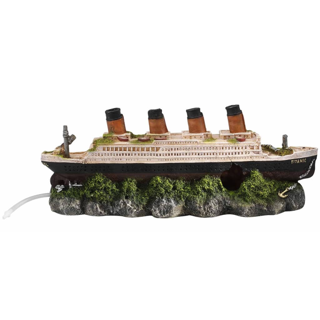 Aqua d'ella Schiffswrack Titanic mit Ausströmer 39x11x17 cm 234/237601