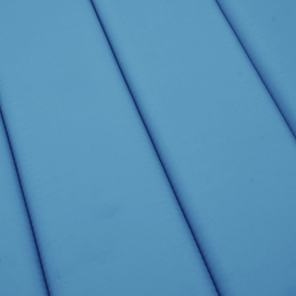 vidaXL Sonnenliegen-Auflage Blau 186x58x3 cm Oxford-Gewebe