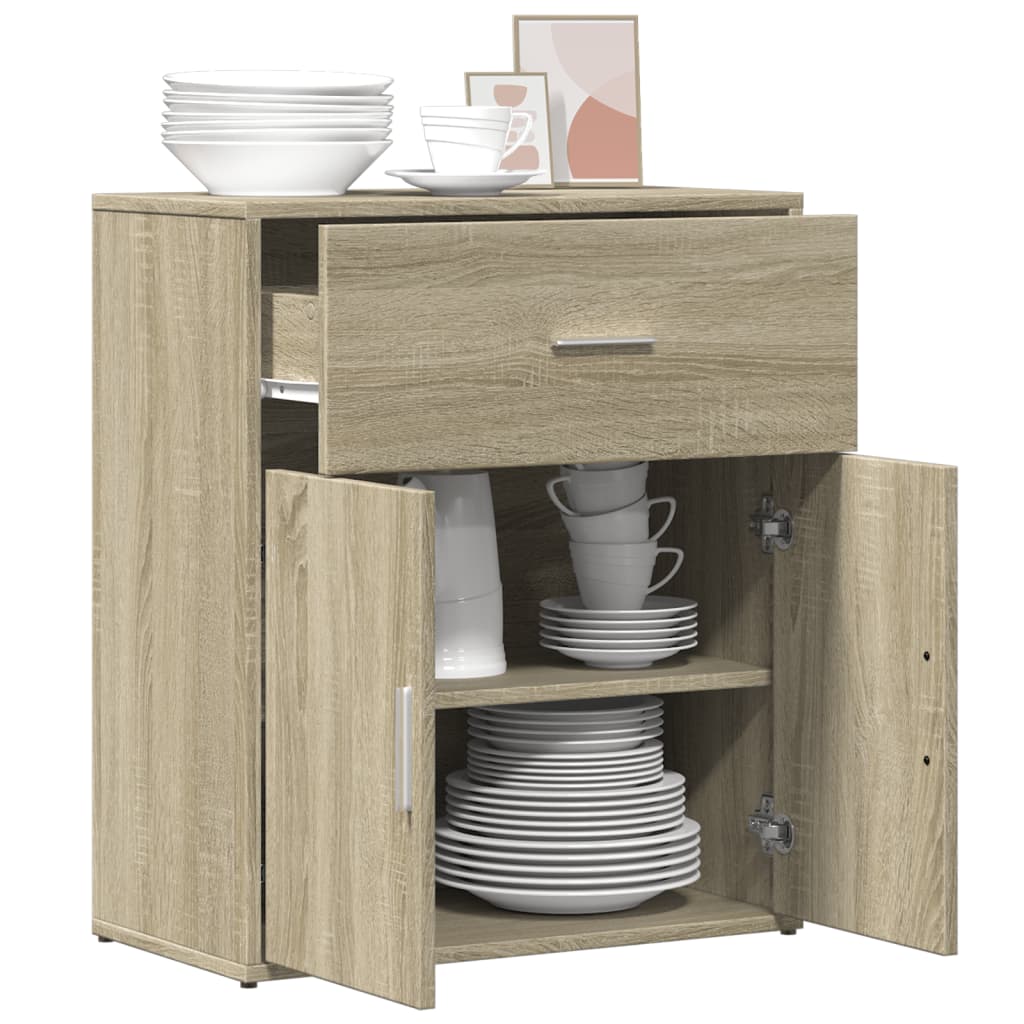 vidaXL Sideboard Sonoma-Eiche 60x31x70 cm Holzwerkstoff