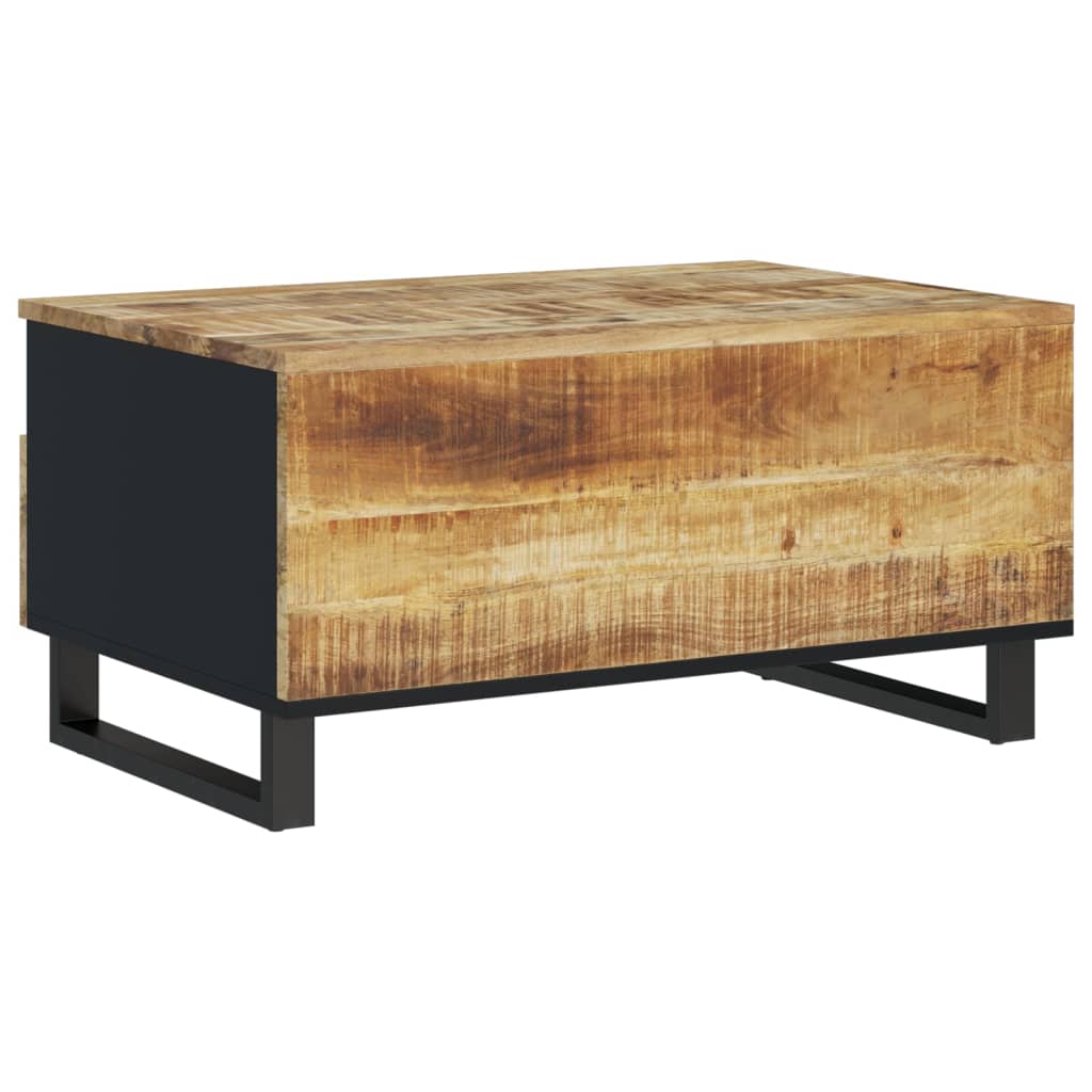 vidaXL Couchtisch 80x54x40 cm Massivholz Mango & Holzwerkstoff