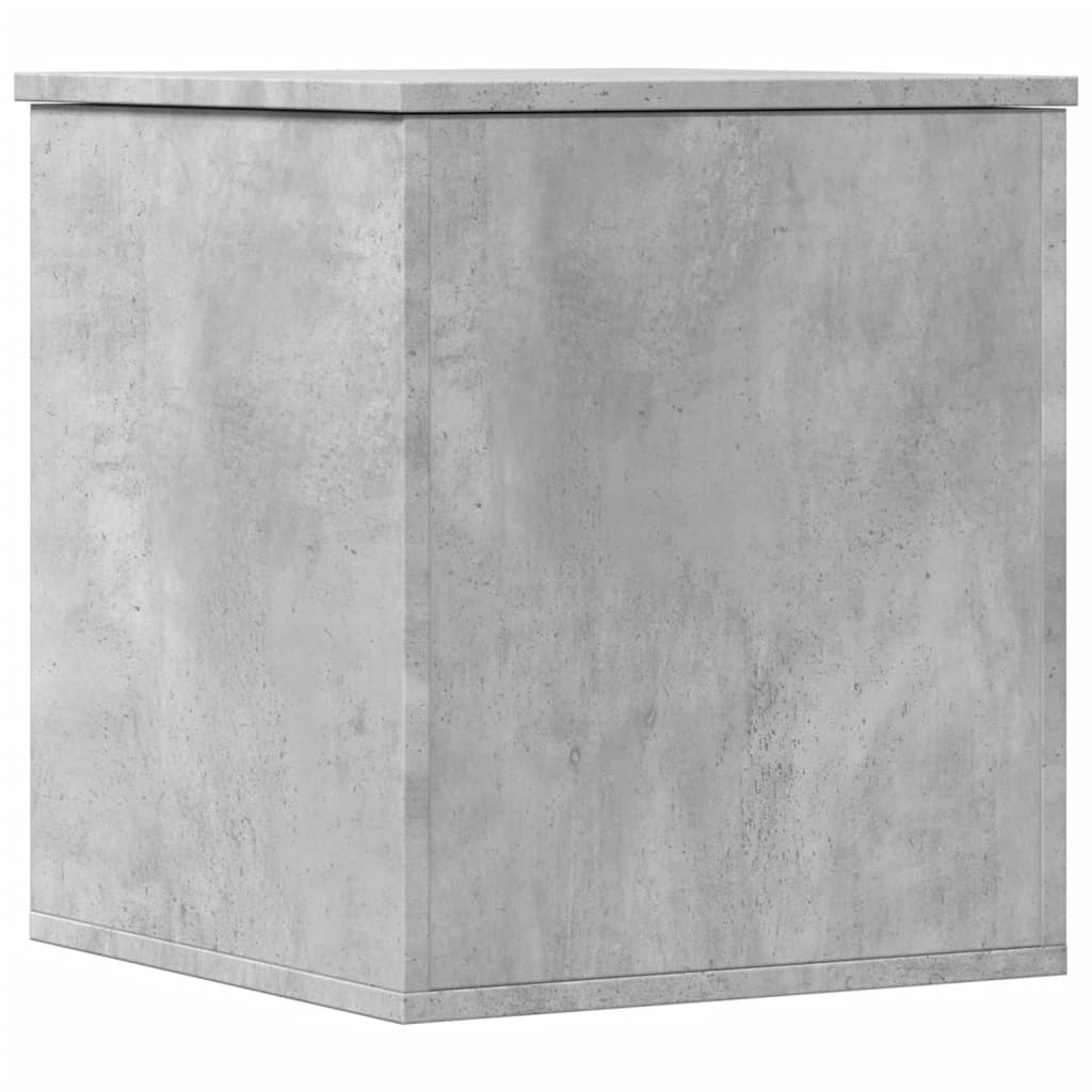 vidaXL Truhe Betongrau 40x42x46 cm Holzwerkstoff