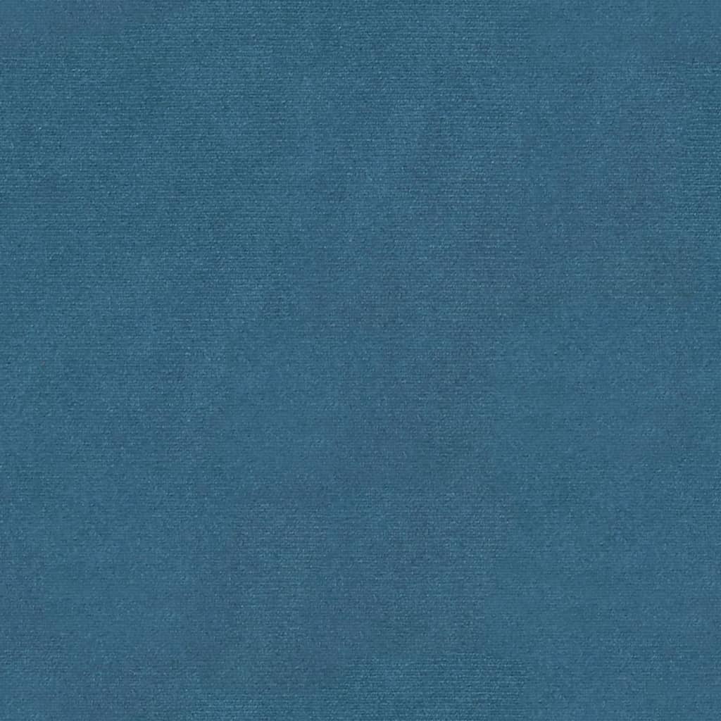 vidaXL Hocker mit Stauraum Blau 110x45x49 cm Samt