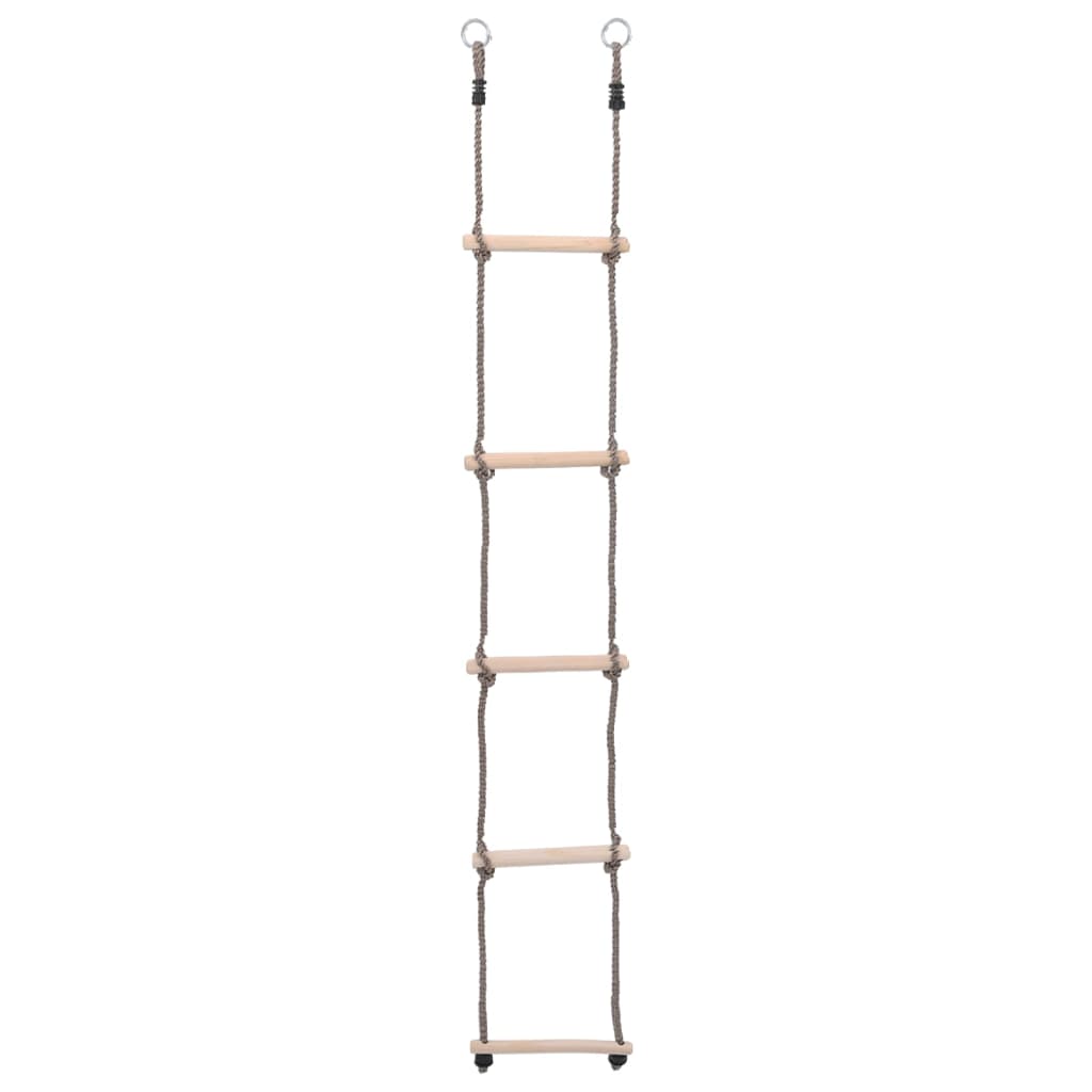 vidaXL 5-Stufen-Leiter 210 cm Kiefer Massivholz