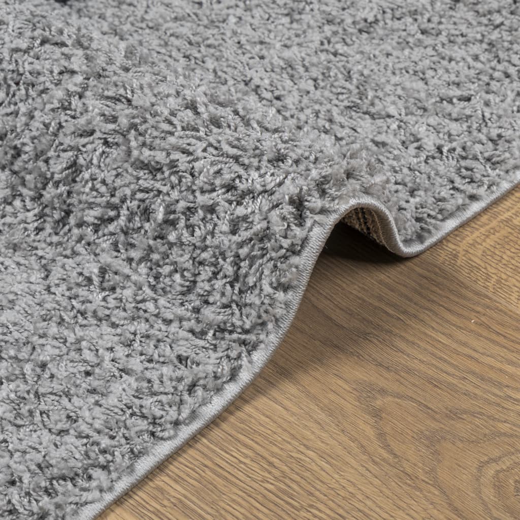 vidaXL Shaggy-Teppich PAMPLONA Hochflor Modern Grau 240x240 cm