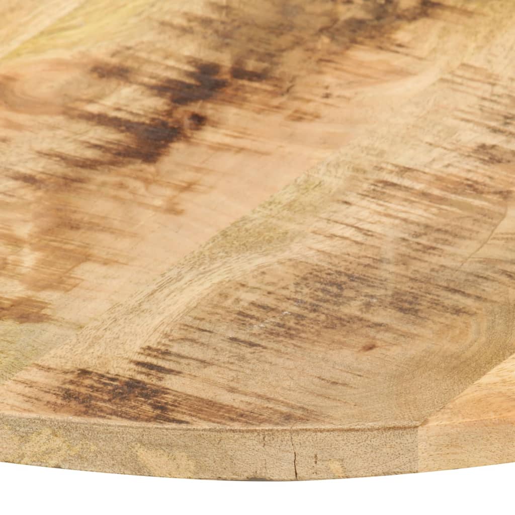 vidaXL Tischplatte Massivholz Mango Rund 15-16 mm 40 cm