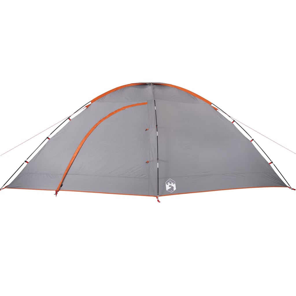 vidaXL Campingzelt 8 Personen Orange Wasserdicht