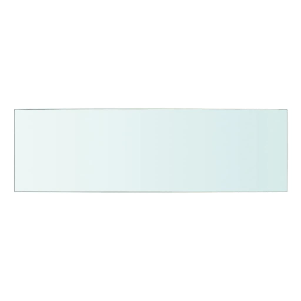 vidaXL Regalböden 2 Stk. Glas Transparent 50 x 15 cm