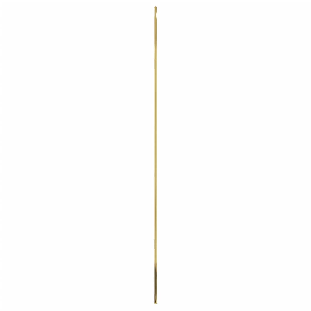 vidaXL Wandspiegel Golden 100x45 cm Oval