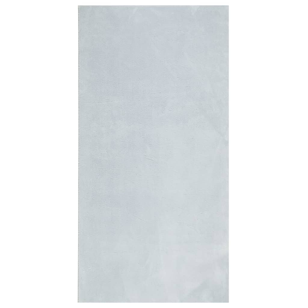 vidaXL Teppich HUARTE Kurzflor Weich und Waschbar Blau 100x200 cm