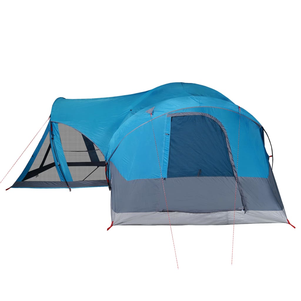 vidaXL Tipi-Familienzelt 8 Personen Blau Wasserdicht