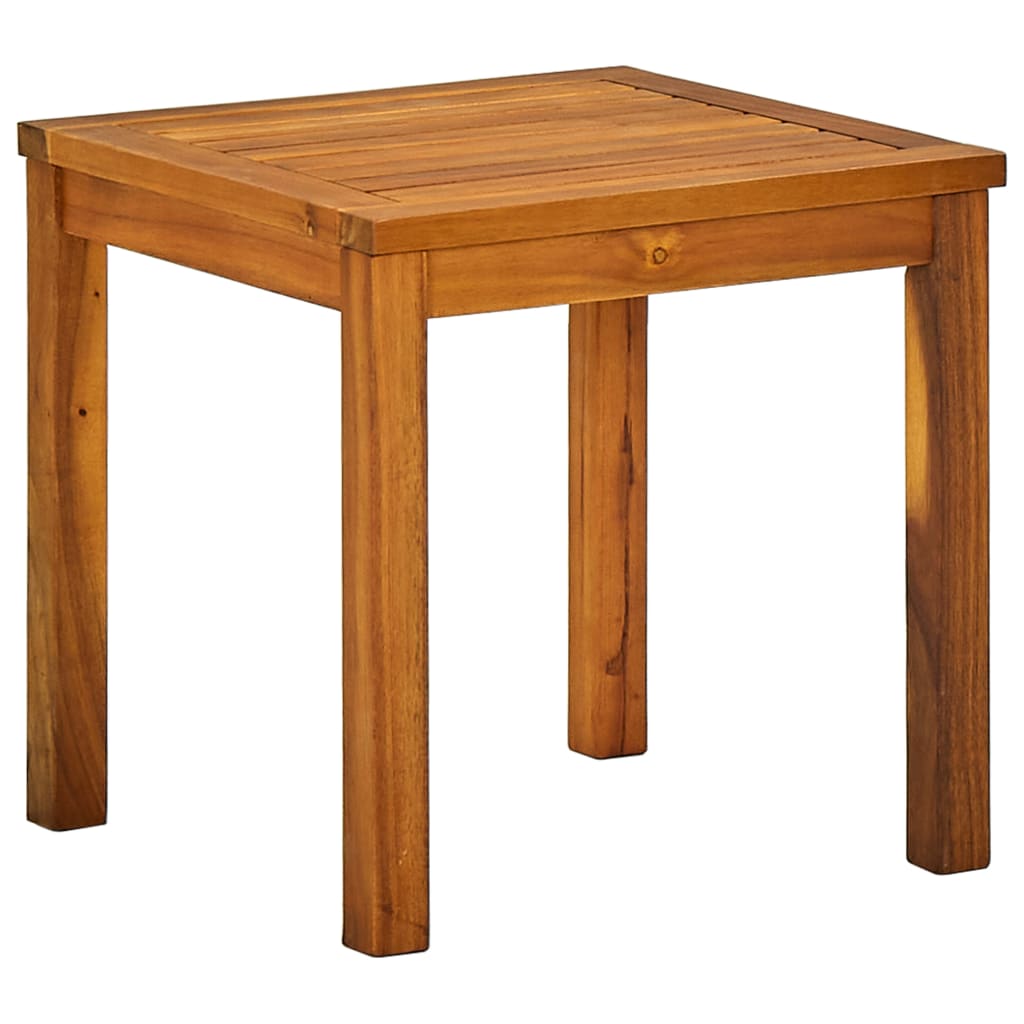 vidaXL Sonnenliege mit Tisch Massivholz Akazie und Textilene
