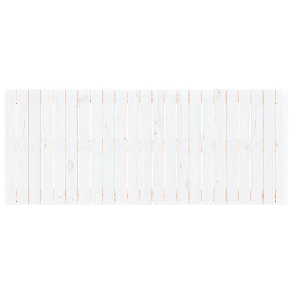vidaXL Wand-Kopfteil Weiß 147x3x60 cm Massivholz Kiefer