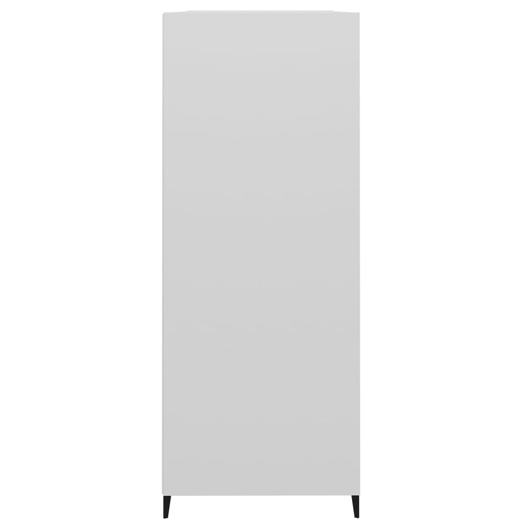 vidaXL Sideboard Hochglanz-Weiß 69,5x32,5x90 cm Holzwerkstoff