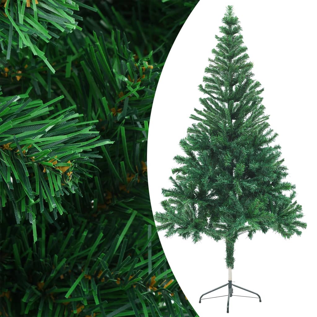 vidaXL Künstlicher Weihnachtsbaum mit LEDs & Kugeln 150 cm 380 Zweige
