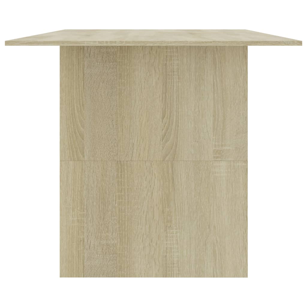 vidaXL Esstisch Sonoma-Eiche 180x90x76 cm Holzwerkstoff