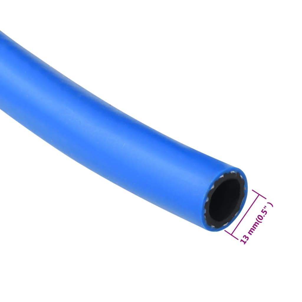 vidaXL Luftschlauch Blau 0,7" 5 m PVC