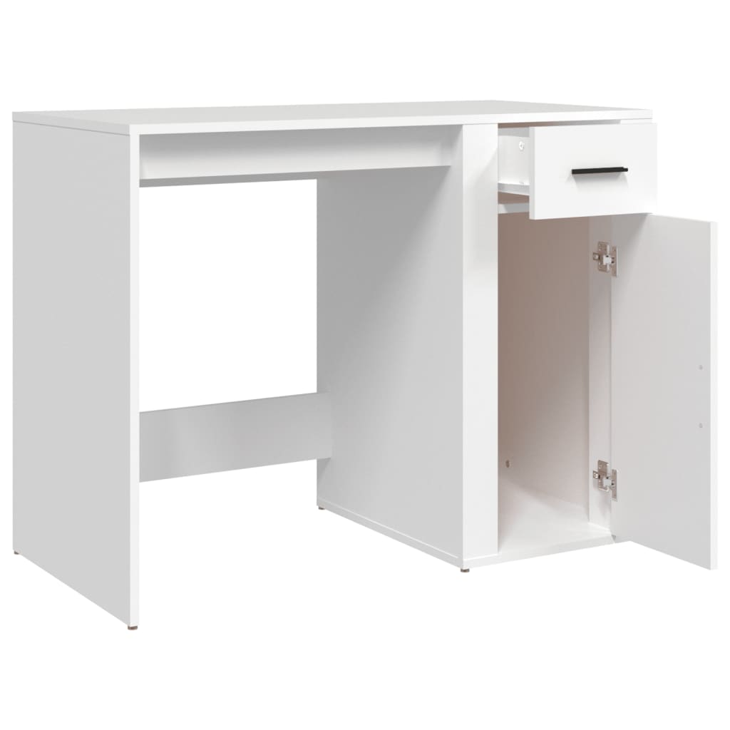 vidaXL Schreibtisch Weiß 100x49x75 cm Holzwerkstoff