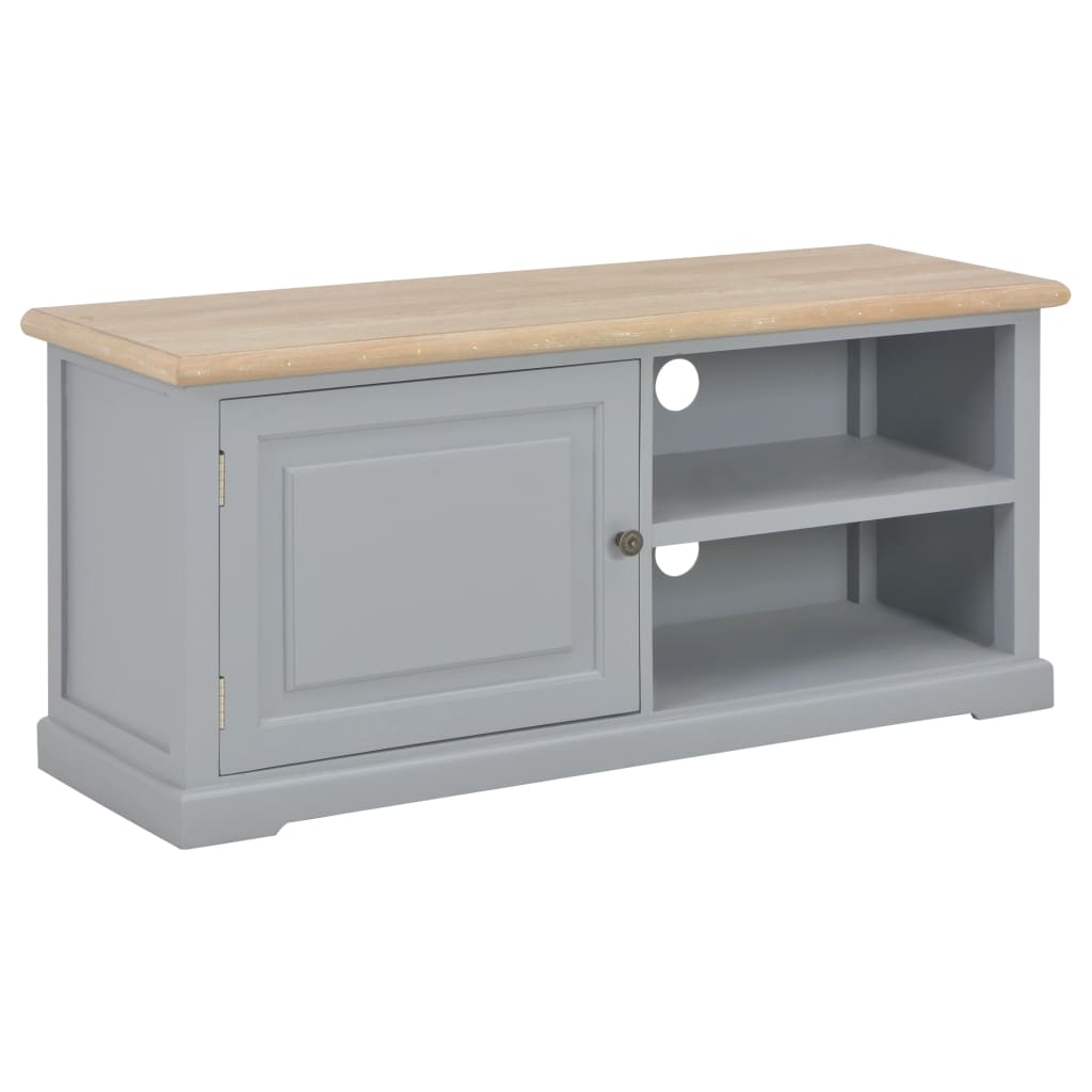 vidaXL TV-Schrank Grau 90x30x40 cm Holz