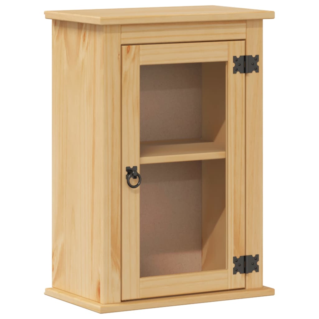 vidaXL Bad-Wandschrank Corona 45x27x64,5 cm Massivholz Kiefer