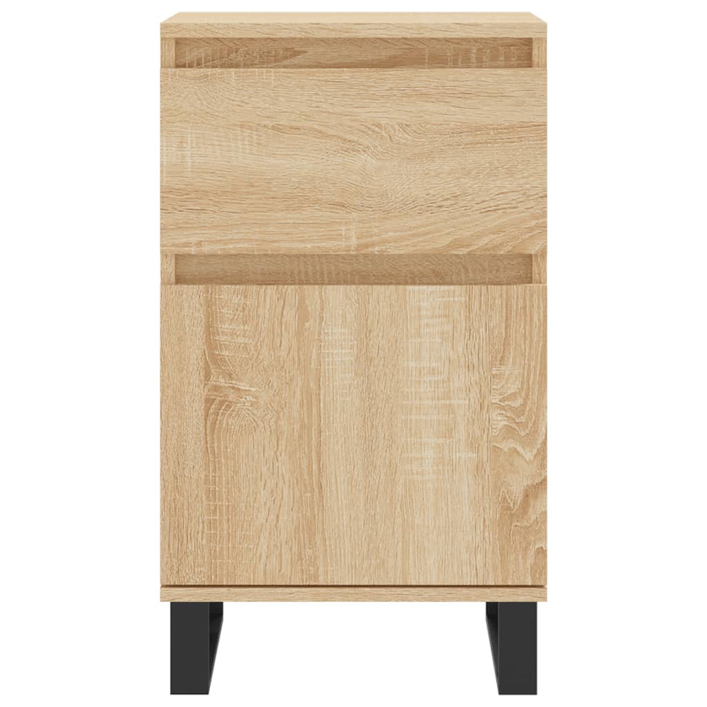 vidaXL Sideboards 2 Stk. Sonoma-Eiche 40x35x70 cm Holzwerkstoff