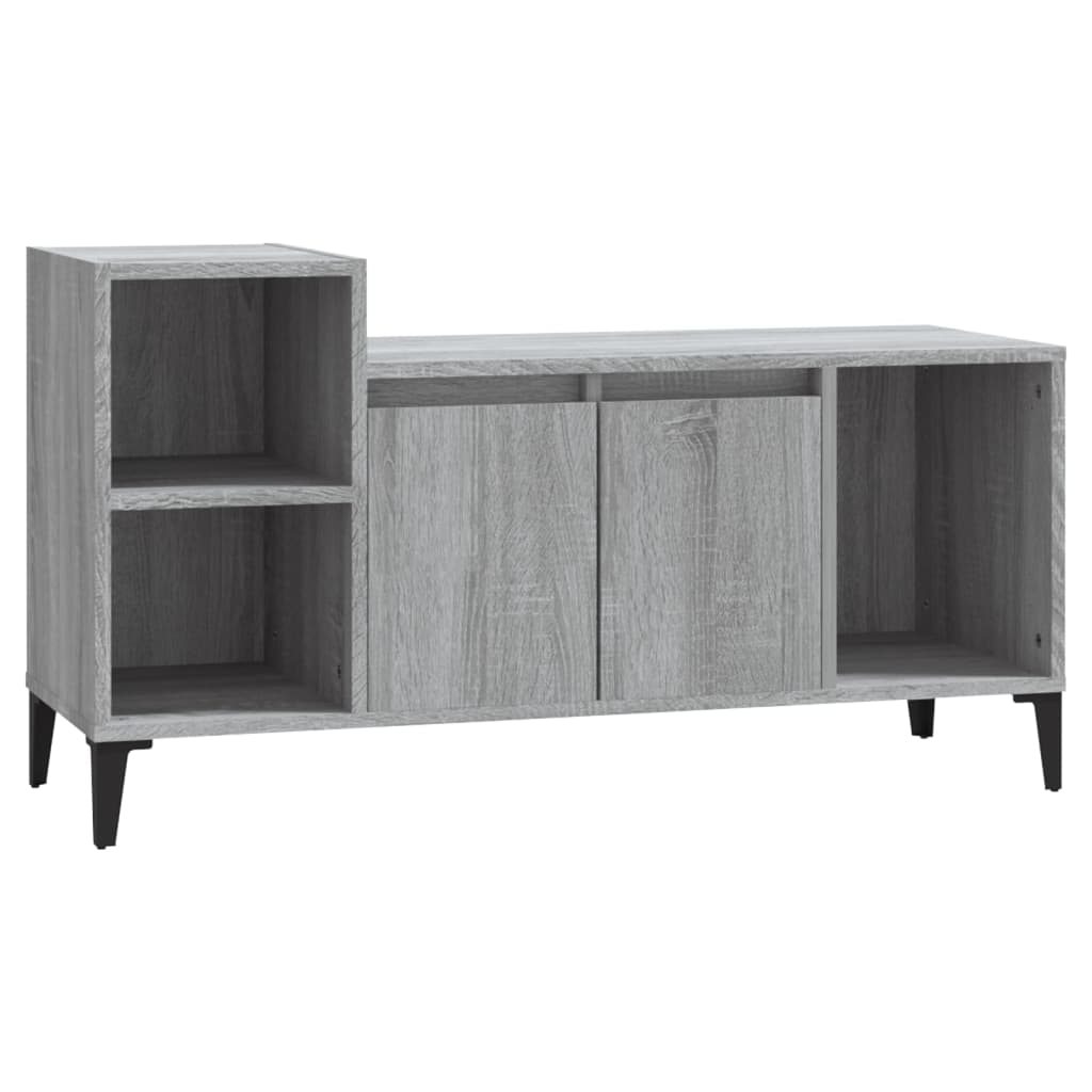 vidaXL TV-Schrank Grau Sonoma 100x35x55 cm Holzwerkstoff