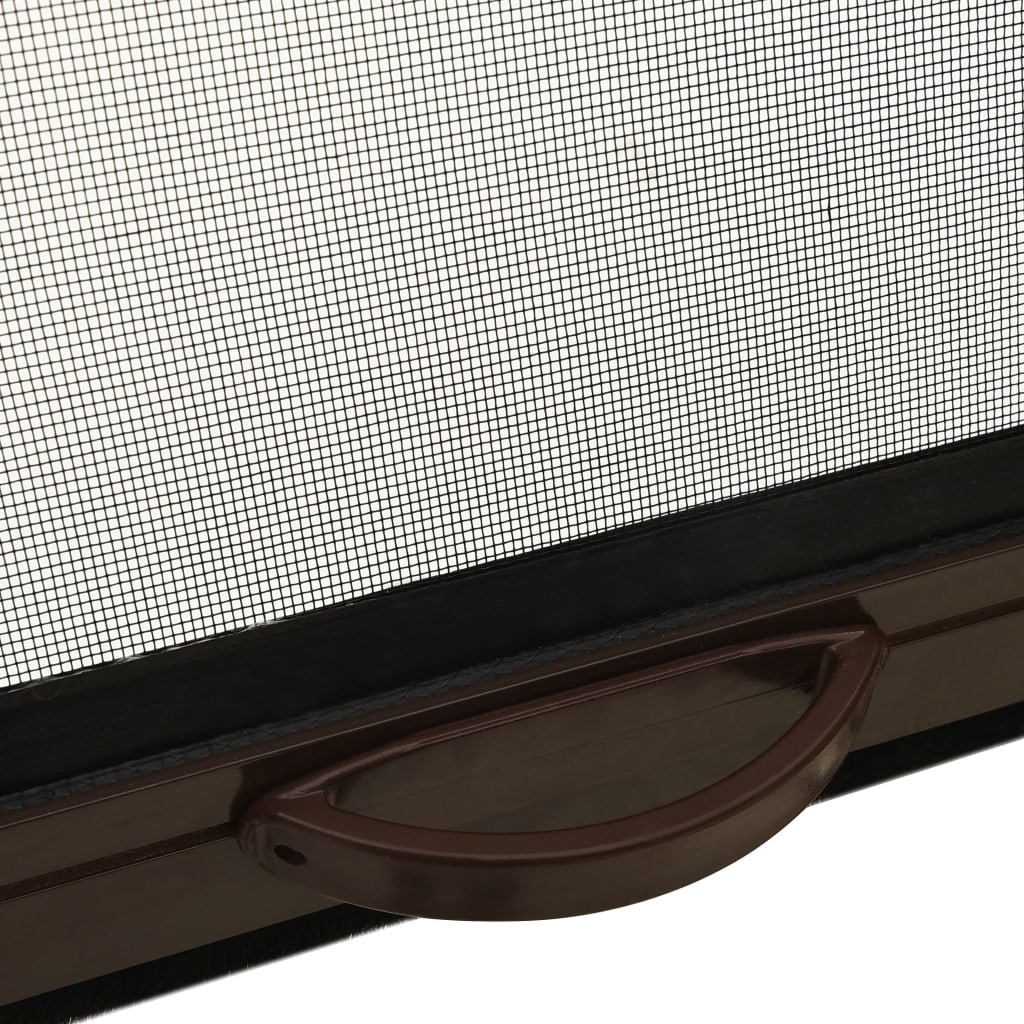 vidaXL Insektenschutzrollo für Fenster Braun 150x170 cm