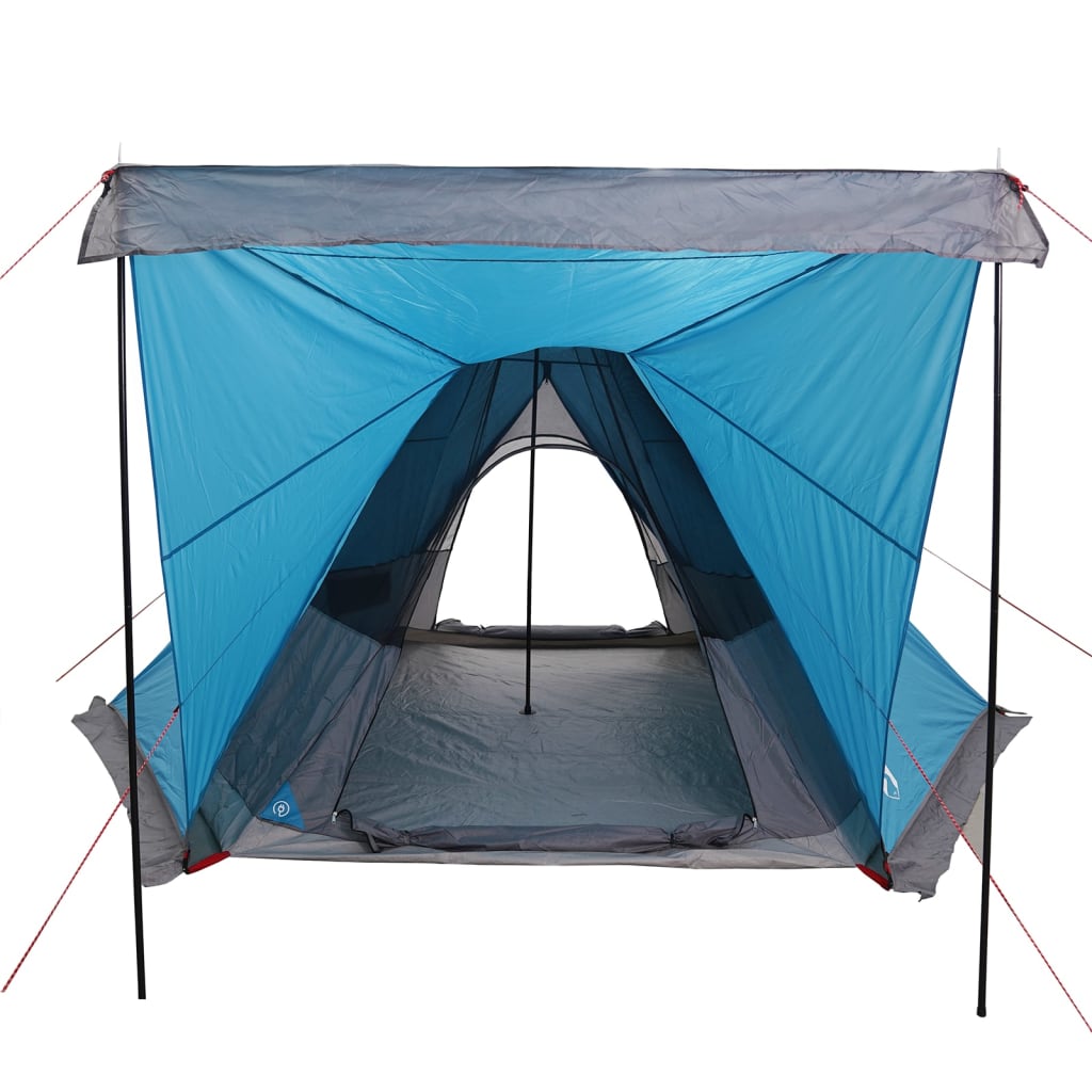 vidaXL Tipi-Familienzelt 6 Personen Blau Wasserdicht