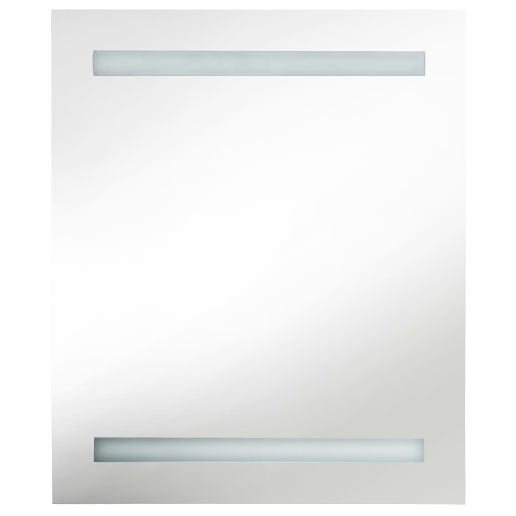 vidaXL LED-Bad-Spiegelschrank 50x13,5x60 cm