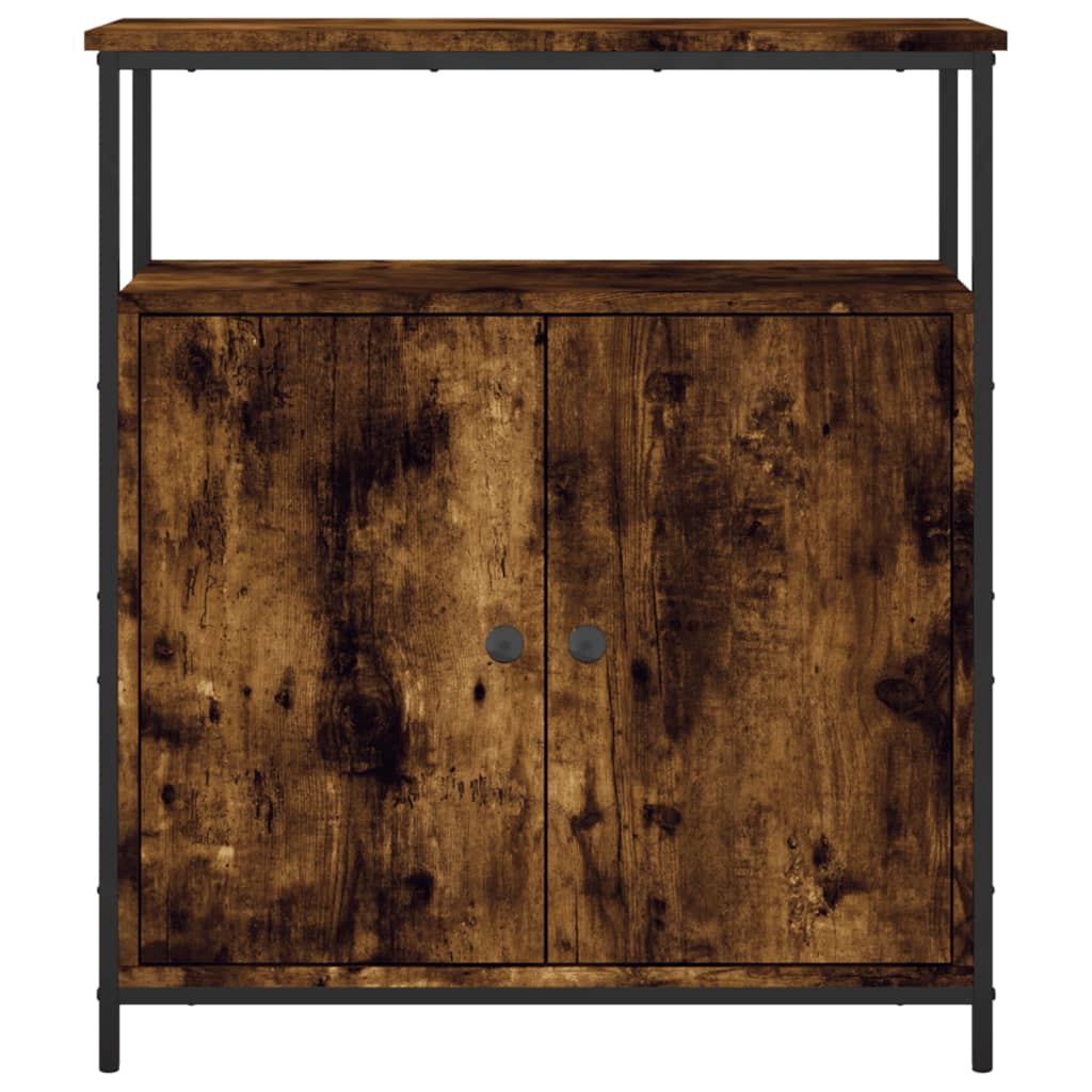 vidaXL Sideboard Räuchereiche 70x30x80 cm Holzwerkstoff