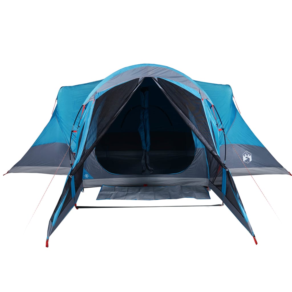 vidaXL Tipi-Familienzelt 8 Personen Blau Wasserdicht