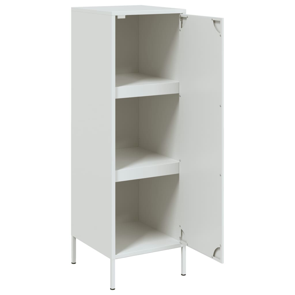 vidaXL Highboard Weiß 36x39x113 cm Stahl