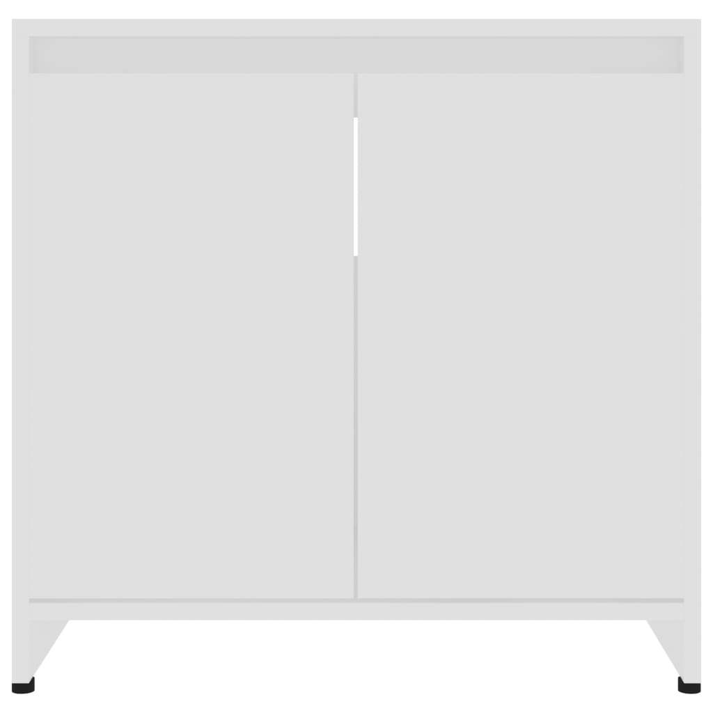 vidaXL Badezimmerschrank Weiß 60x33x61 cm Holzwerkstoff